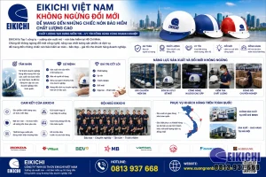 EIKICHI Việt Nam – Không Ngừng Đổi Mới Để Mang Đến Những Chiếc Nón Bảo Hiểm Chất Lượng Cao