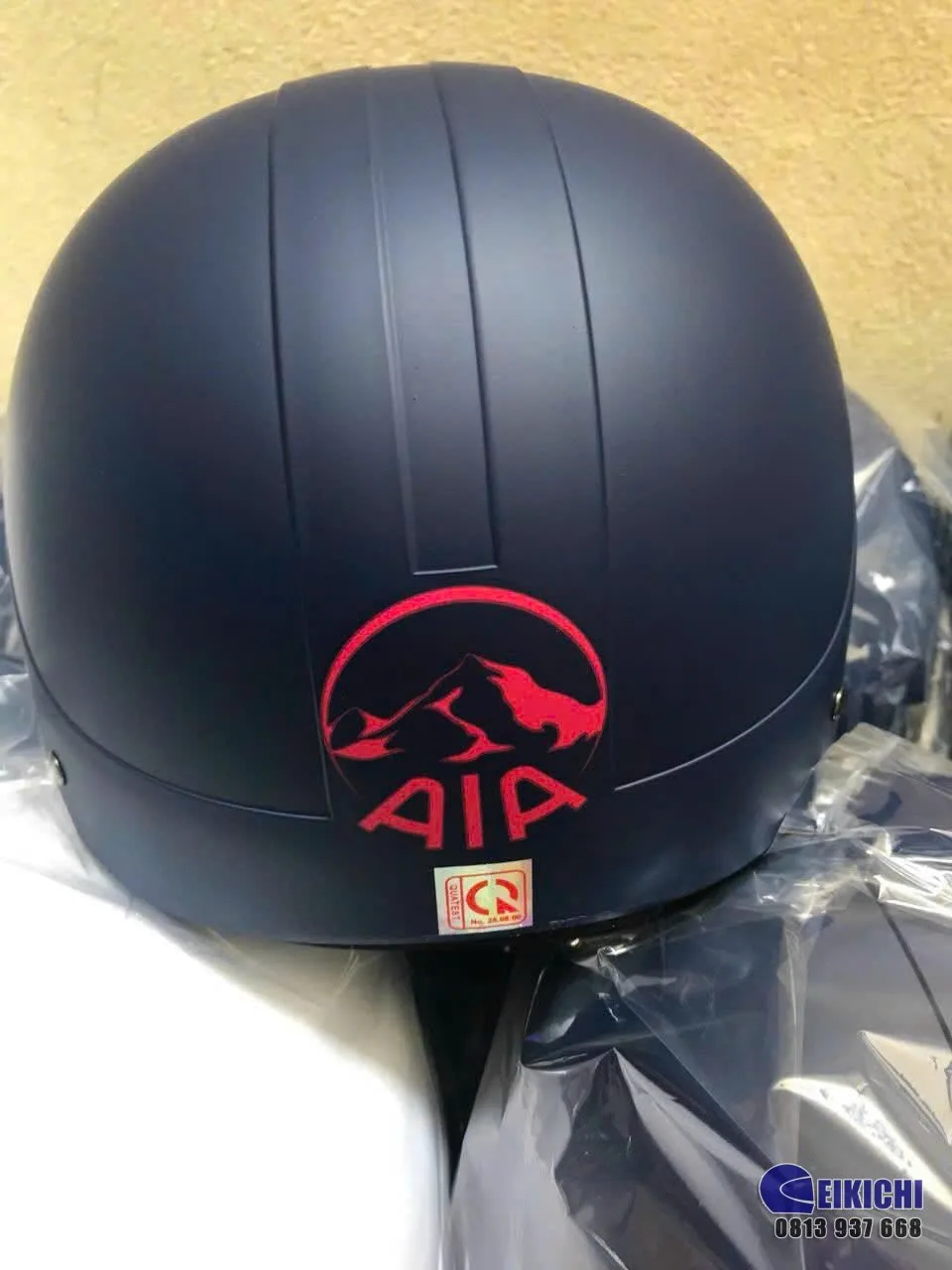 Nón Bảo Hiểm In Logo AIA Theo Yêu Cầu | Xưởng Sản Xuất Nón Bảo Hiểm EIKICHI Giá Rẻ TP.HCM