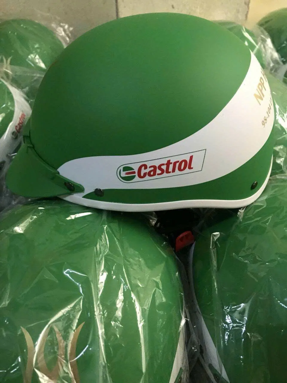 Nón Bảo Hiểm In Logo Castrol – Nón Bảo Hiểm Quảng Cáo Doanh Nghiệp Eikichi