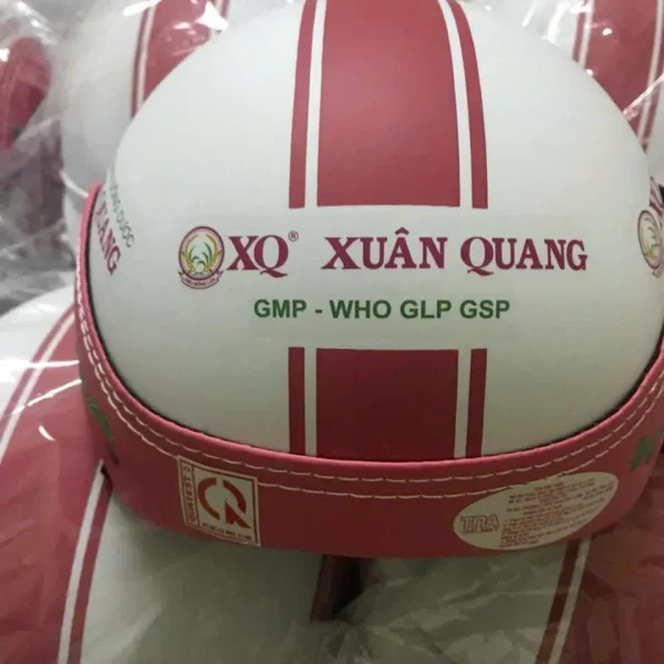 Nón Bảo Hiểm In Logo Công Ty Dược Xuân Quang | Xưởng Sản Xuất Nón Bảo Hiểm Quà Tặng Eikichi