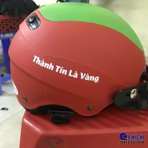 Nón Bảo Hiểm In Logo Hưng Thịnh Land | Xưởng Nón Bảo Hiểm Giá Rẻ EIKICHI – Sản Xuất Theo Yêu Cầu Tại TP.HCM