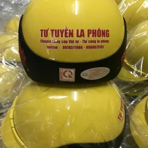 Nón Bảo Hiểm In Logo La Phông Tư Tuyền | Xưởng Sản Xuất Nón Bảo Hiểm Quảng Cáo Eikichi