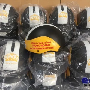 Nón Bảo Hiểm In Logo Công Ty Vàng Đá Quý Ngọc Hoàng | Xưởng Sản Xuất Nón Bảo Hiểm Quà Tặng Eikichi