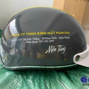 Nón Bảo Hiểm In Logo Kính Mắt Nam Hải | Xưởng Sản Xuất Nón Bảo Hiểm Quà Tặng Doanh Nghiệp EIKICHI