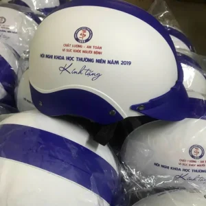 Nón Bảo Hiểm In Logo Hội Nghị Khoa Học Thường Niên – Sản Xuất Theo Yêu Cầu | EIKICHI