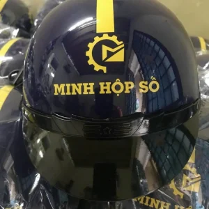 Nón Bảo Hiểm In Logo MINH HỘP SỐ | Xưởng Sản Xuất Nón Bảo Hiểm Quảng Cáo Doanh Nghiệp EIKICHI