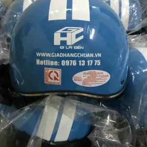 Nón Bảo Hiểm In Logo Công Ty Cổ Phần Giao Hàng Chuẩn | Xưởng Sản Xuất Nón Bảo Hiểm EIKICHI