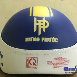 Nón Bảo Hiểm In Logo Hưng Phước Group | Xưởng Sản Xuất Nón Bảo Hiểm Quà Tặng Eikichi