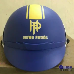 Nón Bảo Hiểm In Logo Hưng Phước Group | Xưởng Sản Xuất Nón Bảo Hiểm Quà Tặng Eikichi