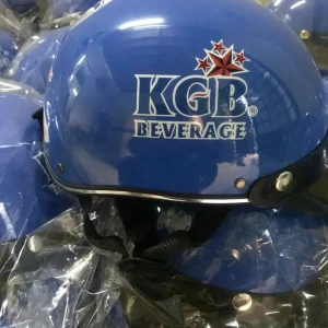 Nón Bảo Hiểm In Logo KGB Beverage (Kiếng Giang KGB) – Eikichi Sản Xuất Theo Yêu Cầu | Nón Bảo Hiểm Quà Tặng Doanh Nghiệp