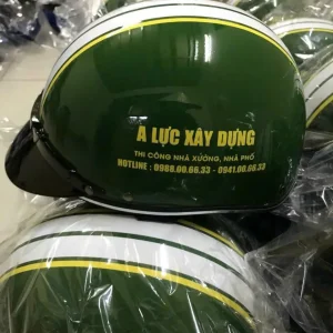 Nón Bảo Hiểm In Logo A Lực Xây Dựng | Xưởng Sản Xuất Nón Bảo Hiểm Quà Tặng Doanh Nghiệp EIKICHI