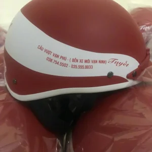 Nón Bảo Hiểm In Logo Cửa Hàng Tuyết | Xưởng Sản Xuất Nón Bảo Hiểm Eikichi Theo Yêu Cầu