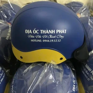 Nón Bảo Hiểm In Logo Địa Ốc Thành Phát | Xưởng Sản Xuất Nón Bảo Hiểm Quà Tặng Doanh Nghiệp EIKICHI