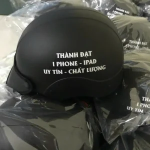 Nón Bảo Hiểm In Logo Cửa Hàng Điện Thoại Thành Đạt | Xưởng Sản Xuất Nón Bảo Hiểm Eikichi