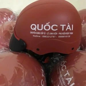 Nón Bảo Hiểm In Logo Quốc Tài | Xưởng Sản Xuất Nón Bảo Hiểm Quảng Cáo Eikichi Theo Yêu Cầu