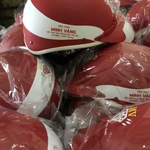 Nón Bảo Hiểm In Logo Tiệm Vàng Minh Vàng | Xưởng Sản Xuất Nón Bảo Hiểm Quà Tặng Doanh Nghiệp EIKICHI