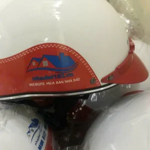 Nón Bảo Hiểm In Logo Nhà Đất 102 | Xưởng Sản Xuất Nón Bảo Hiểm Quảng Cáo Eikichi