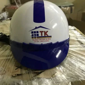 Nón Bảo Hiểm In Logo Vật Liệu Trung Kiên | EIKICHI – Xưởng Sản Xuất Nón Bảo Hiểm Quà Tặng Doanh Nghiệp Giá Rẻ