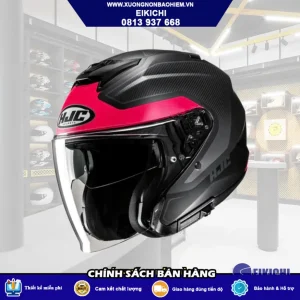 Nón Bảo Hiểm 3/4 Có Kính EIKICHI Trắng Đỏ Xanh – Phong Cách Thể Thao Nổi Bật