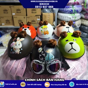 Nón Bảo Hiểm Trẻ Em – Mẫu Đẹp, An Toàn, Đặt In Logo Theo Yêu Cầu