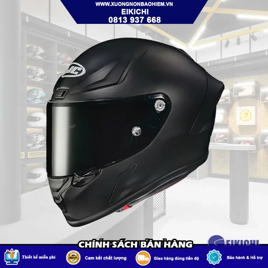 Nón Bảo Hiểm Fullface EIKICHI LS2 Carbon Đen – Thiết Kế Khí Động Học, Kính Trong Cao Cấp