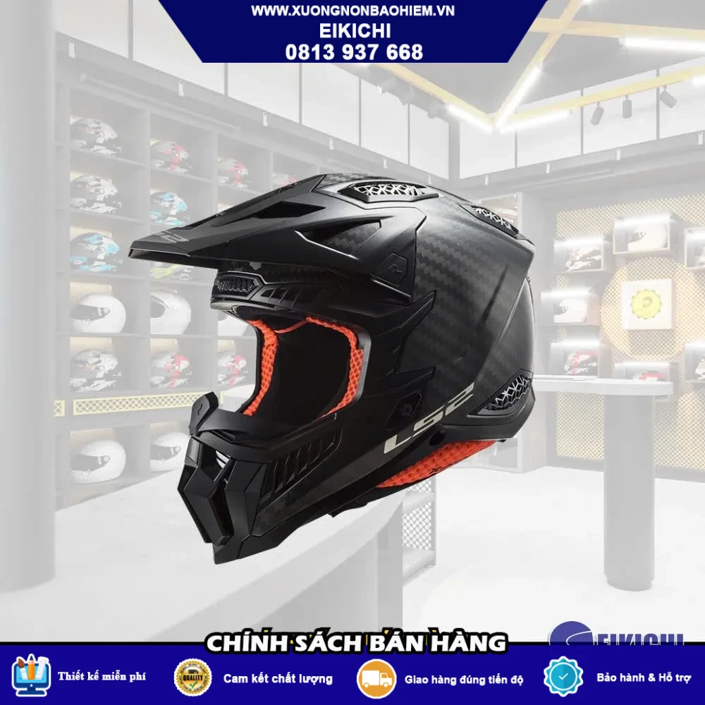 Nón Bảo Hiểm Motocross EIKICHI Skull Tím Neon – Thiết Kế Địa Hình Cá Tính, Đồ Họa Nổi Bật