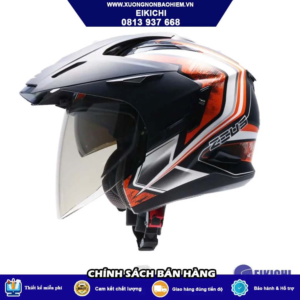 Nón Bảo Hiểm Off-Road EIKICHI Xanh Neon – Thiết Kế Địa Hình Nổi Bật, Kính Trong