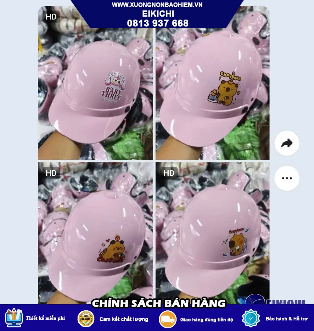 Nón Bảo Hiểm Trẻ Em: Cách Chọn Size, Loại Tốt & Đạt Chuẩn