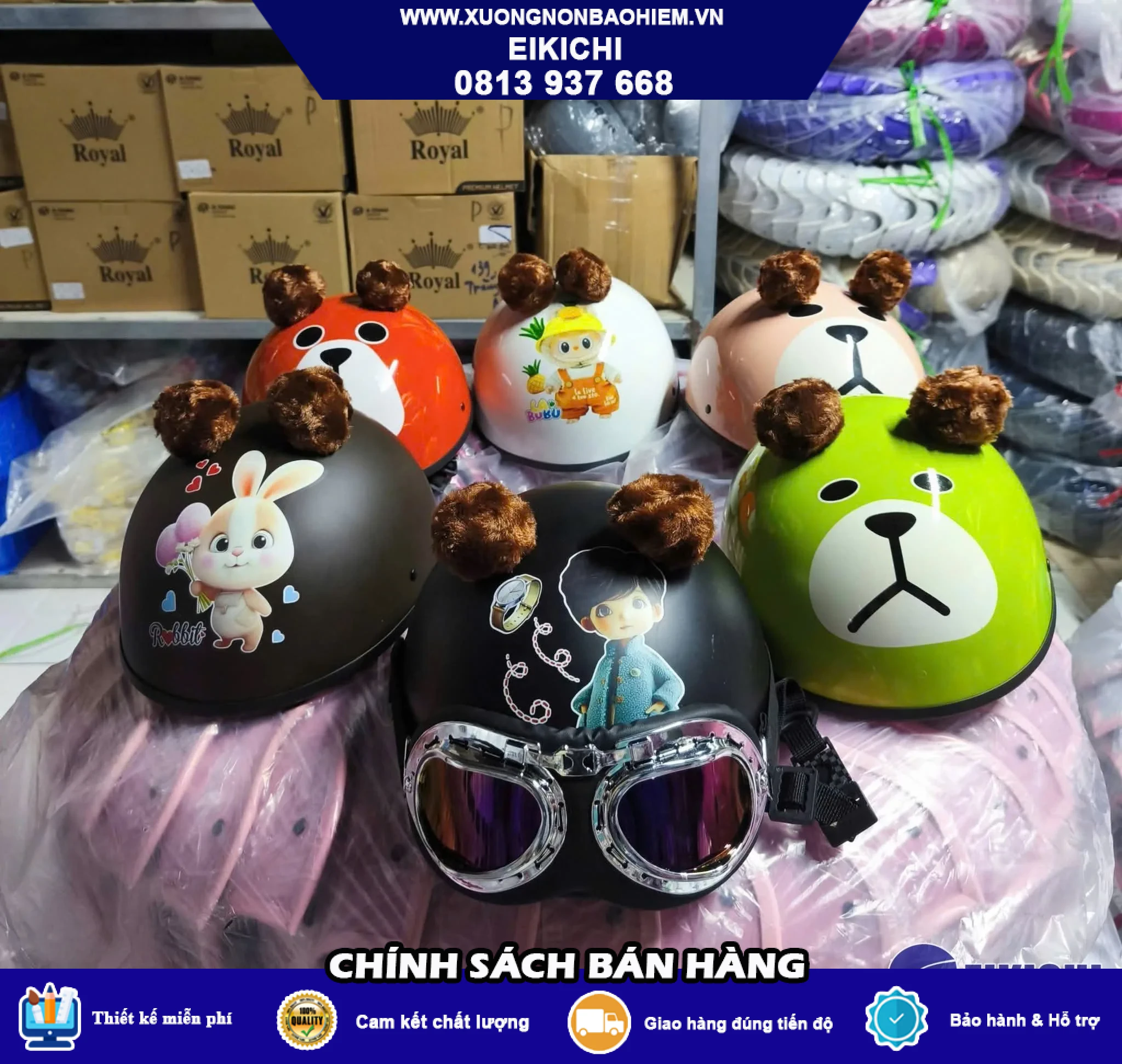 Nón Bảo Hiểm Trẻ Em – Mẫu Đẹp, An Toàn, Đặt In Logo Theo Yêu Cầu