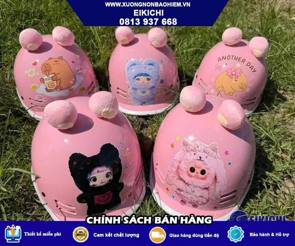 Nón Bảo Hiểm Trẻ Em Quà Tặng Khách Hàng – In Logo
