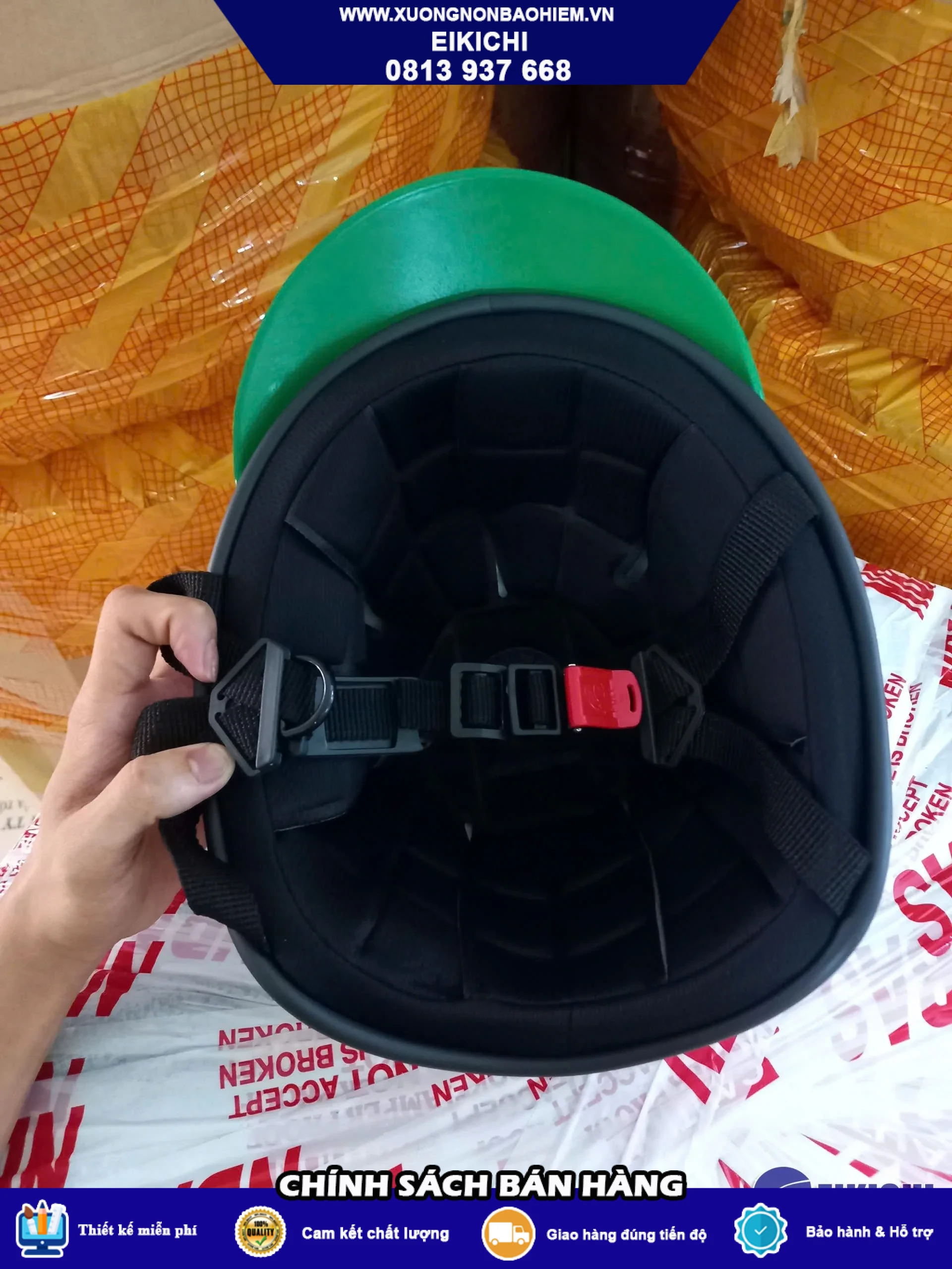 Xưởng Nón Bảo Hiểm Giá Rẻ TP HCM | In Logo Theo Yêu Cầu